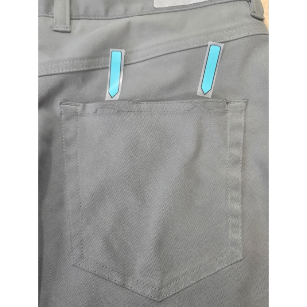 Peter Millar Crown Sport Men's Gray 5-Pocket Performance Golf Pants 32x34 EUC - Picture 14 of 16